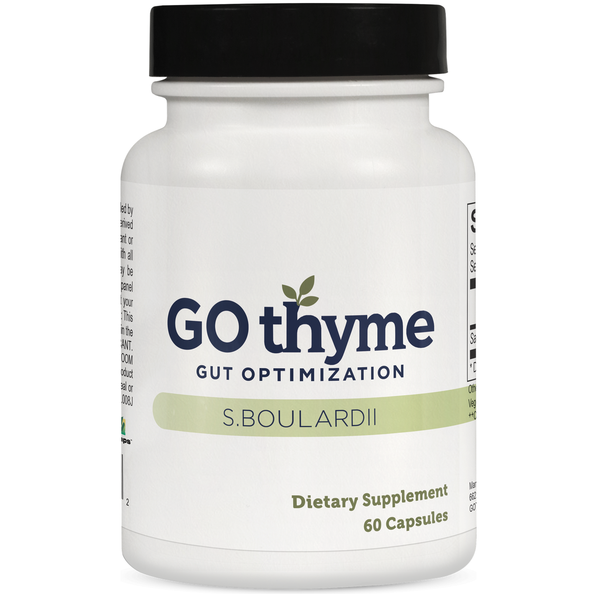 GO thyme S. Boulardii, bottle of 60 capsules